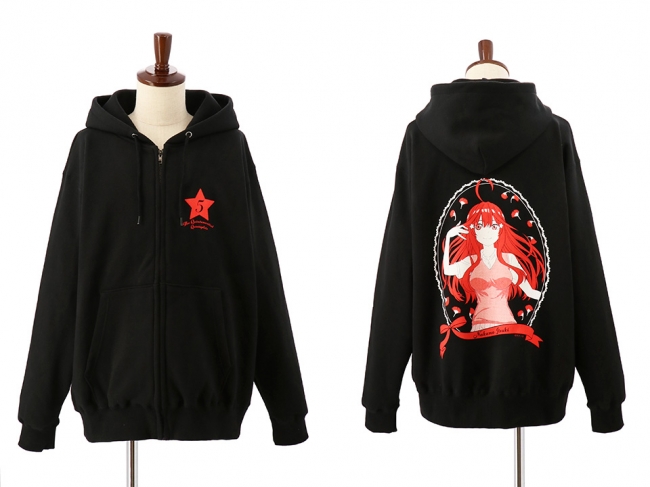 ACOS(アコス)より「五等分の花嫁」キャラプリントパーカーが発売決定