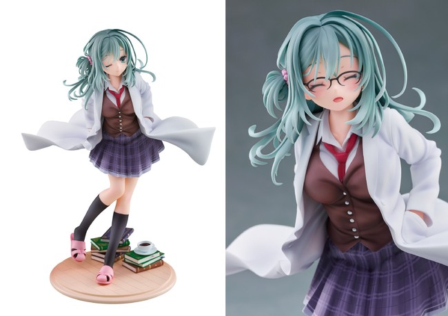 式部茉優 フィギュア あみあみ限定 缶バッジつき ゆずソフト RIDDLE