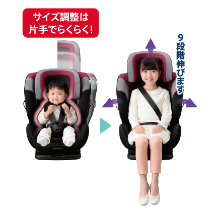 極美品 Aprica アップリカ エアグルーヴ 93501 ジュニアシート