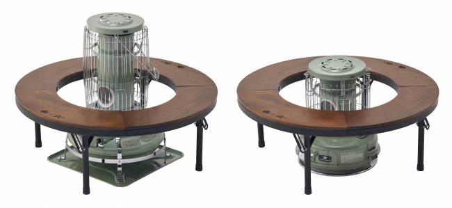 秋冬のアウトドアで大活躍！アラジンのストーブにぴったりの囲炉裏