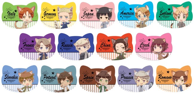 ねこ耳姿の描きおろしイラストが登場！『アニメ「ヘタリア World