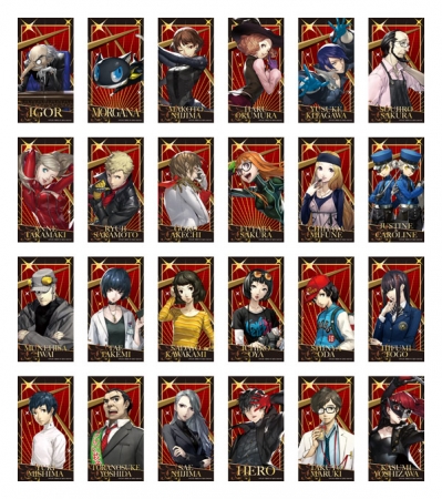 コンプセット ペルソナ5 P5 P5R セガ コラボ カフェ コースター セガ