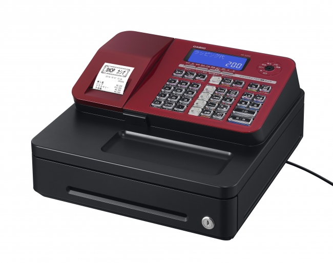 レジスターカシオ SR-S200 ブラック キャッシュレス端末接続対応モデル