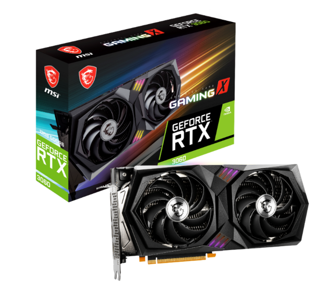 MSI、「GeForce RTX™ 3060 GAMING X 12G」と「GeForce RTX™ 3060