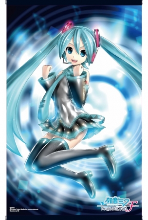 超希少】初音ミクProjectDIVAアーケード 販促タペストリー、ポスター