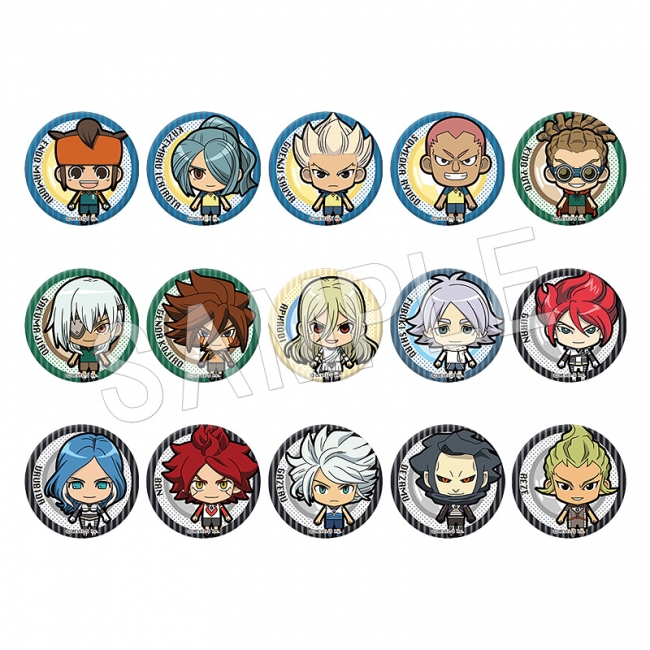 イナズマイレブン SD フェア」がChugaionlineで開催！全45種の缶バッジ