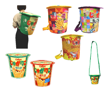 じゃがりこ」「さつまりこ」が24個入るビッグサイズリュックになった