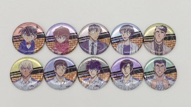 名探偵コナン 諸伏景光 ハート缶バッジ 警察学校 名探偵コナン 諸