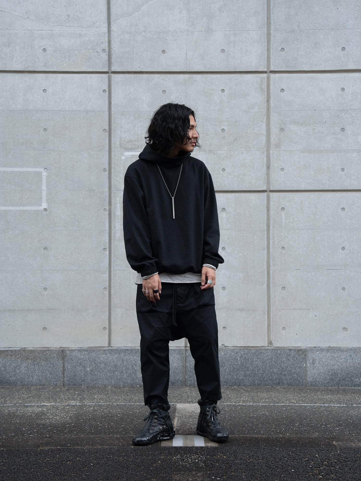 pryシュウトLuxe-Cotton Sarouel Cropped Pants pryシュウトLuxe