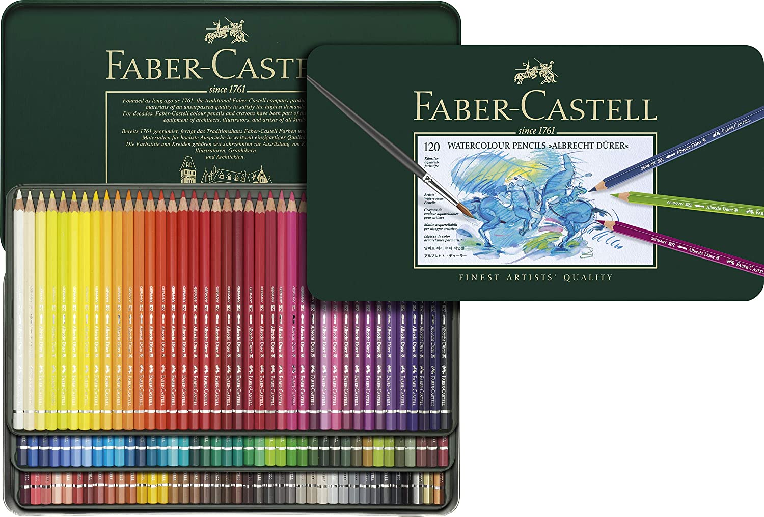 Faber-Castell 120色 油性色鉛筆セット ドイツ製 Amazon.co.jp