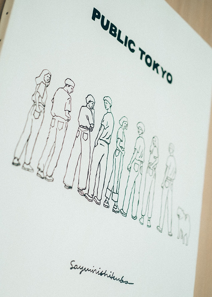 SAYURI NISHIKBUBO サユリニシクボ 原画 アート SAYURI NISHIKBUBO