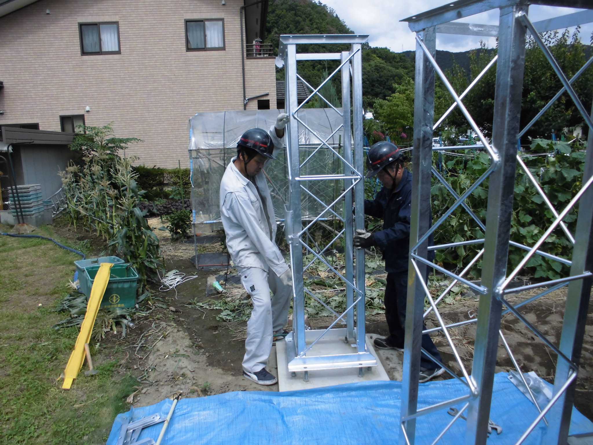 はしごタワーセット アマチュア無線 無線 アンテナ はしごタワーセット