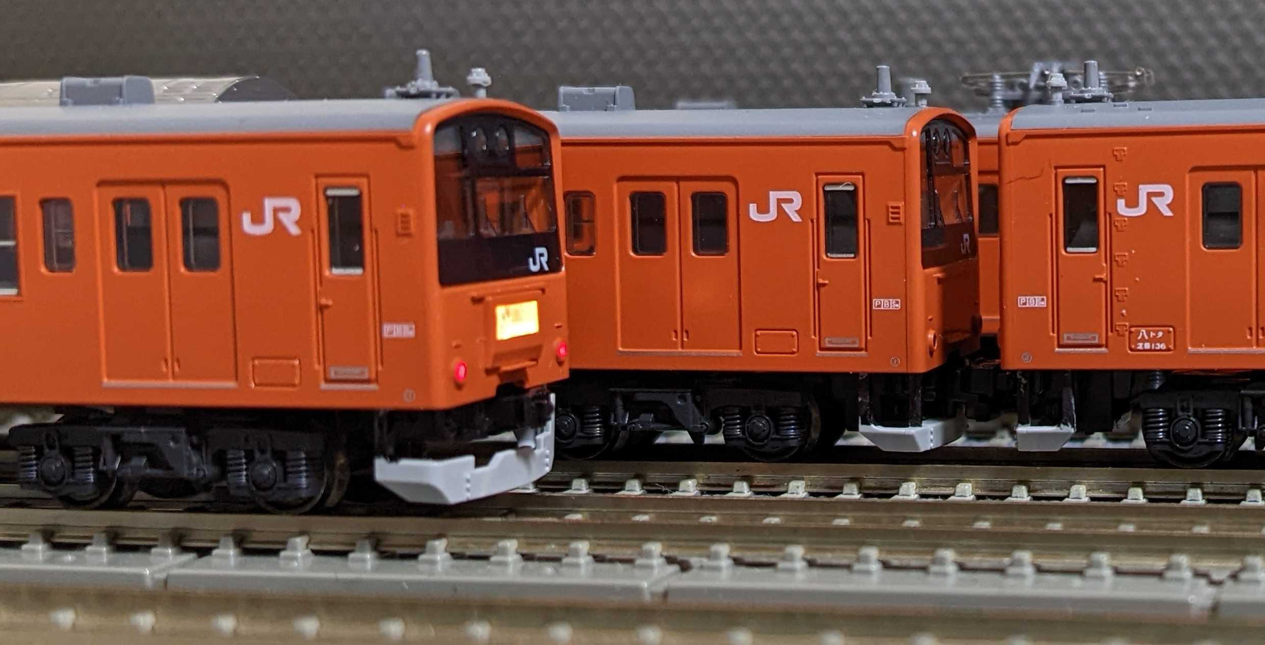 KATO 201系中央線色〔最終編成〕基本、増結セット10両 201