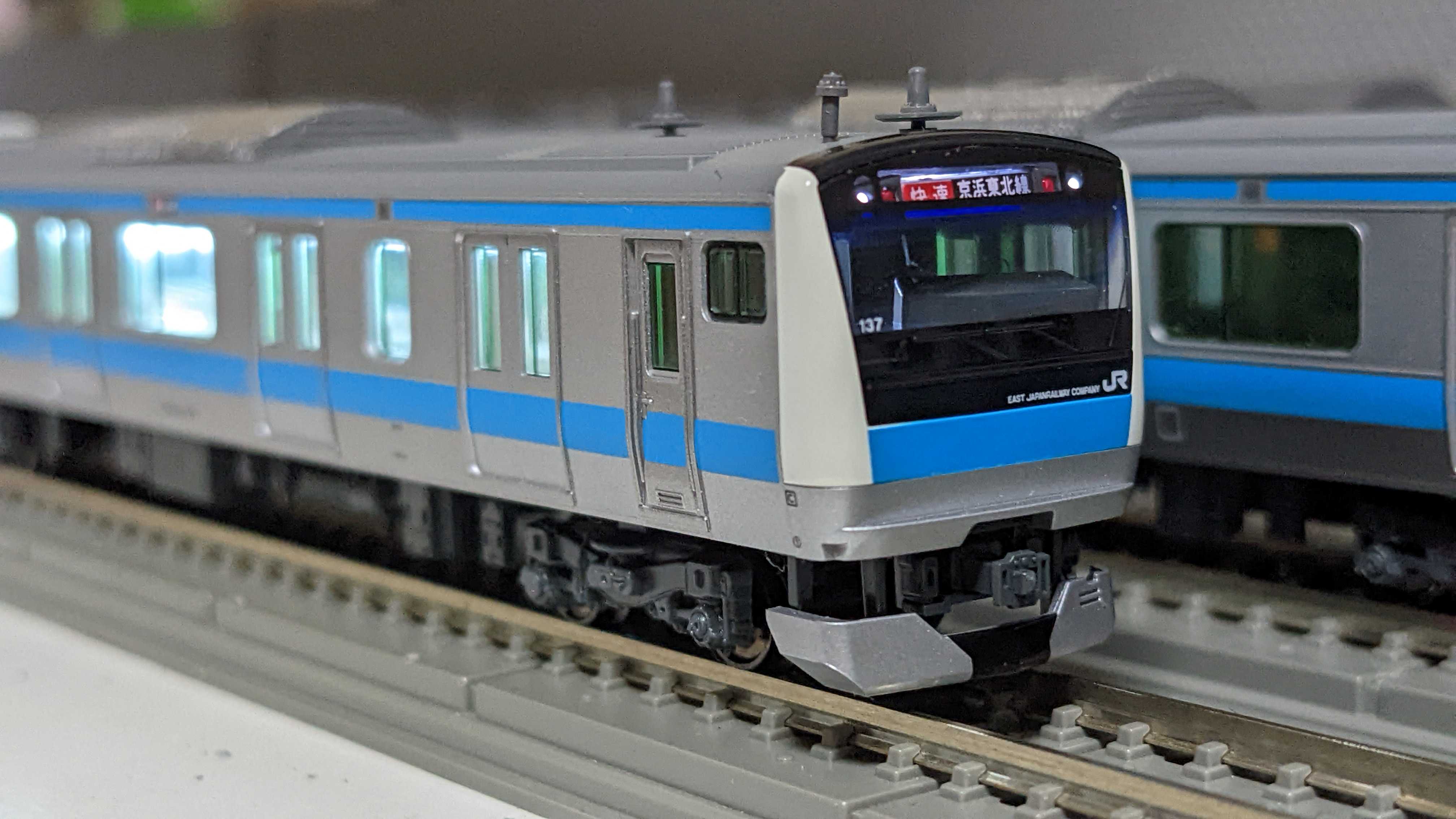 🟡kato 10-1159/1160/1161 E233系1000番台 京浜東北線室内灯工事 ①