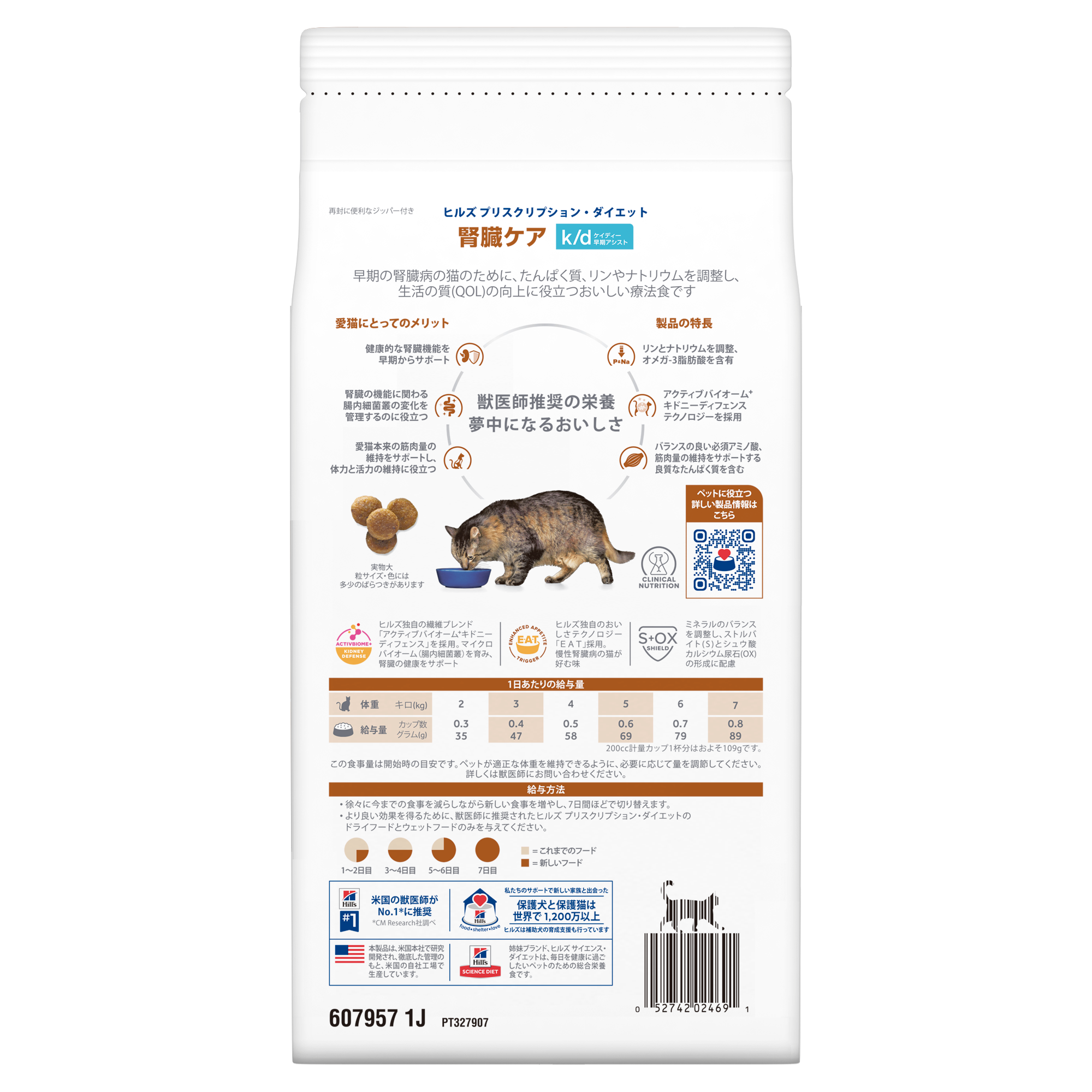 猫用〉k/d ケイディー 早期アシスト チキン入り ドライ | ヒルズ