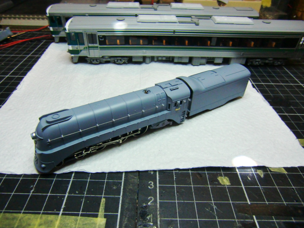 鉄道模型 満州鉄道 パシナ981 増備車 ライトグレー 満鉄パシナ981 増備