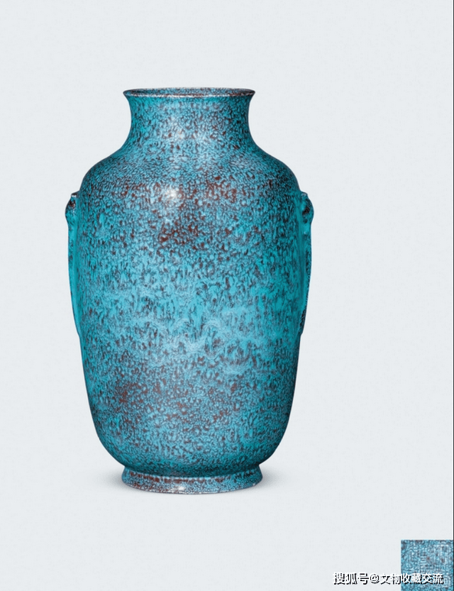 金閣】中国美術爐鈞窯六方瓶雍正年製款旧家蔵出(M767)