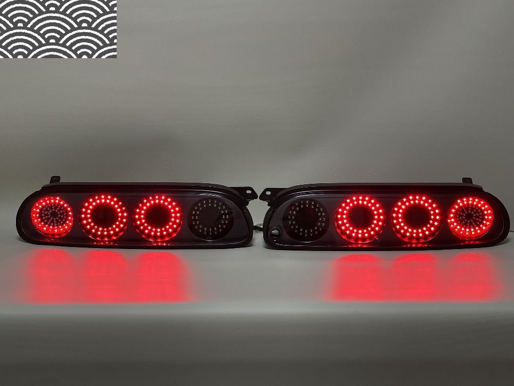 JZA80スープラのフルLEDテールランプTQJ-A804w QestJapan