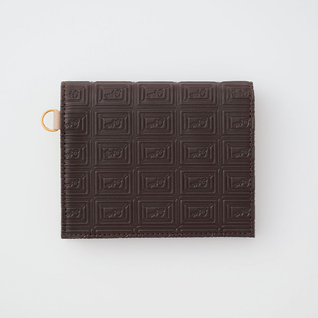 ビターチョコレートバー フラップショートウォレット（財布） | Q-pot