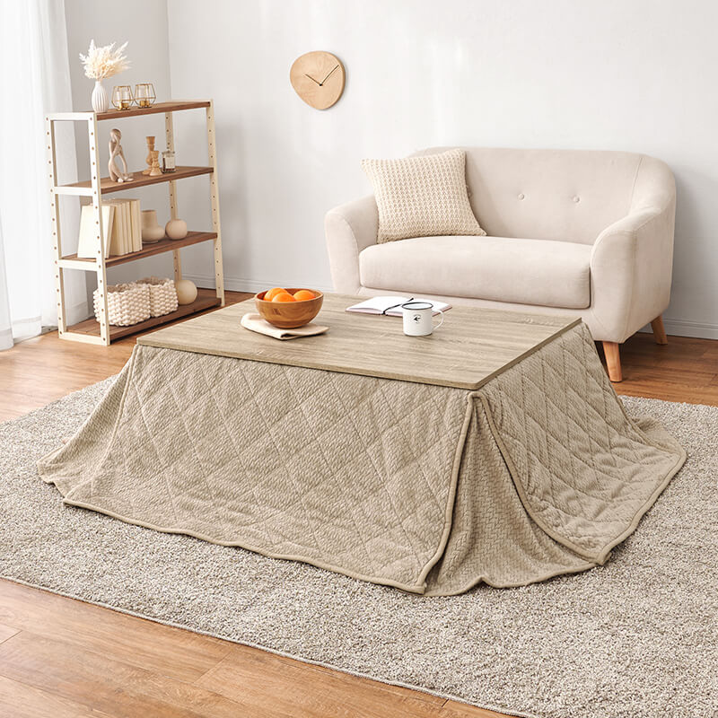 折りたたみ長方形こたつ [幅105][単品/セット] Cube+Luna/POKA