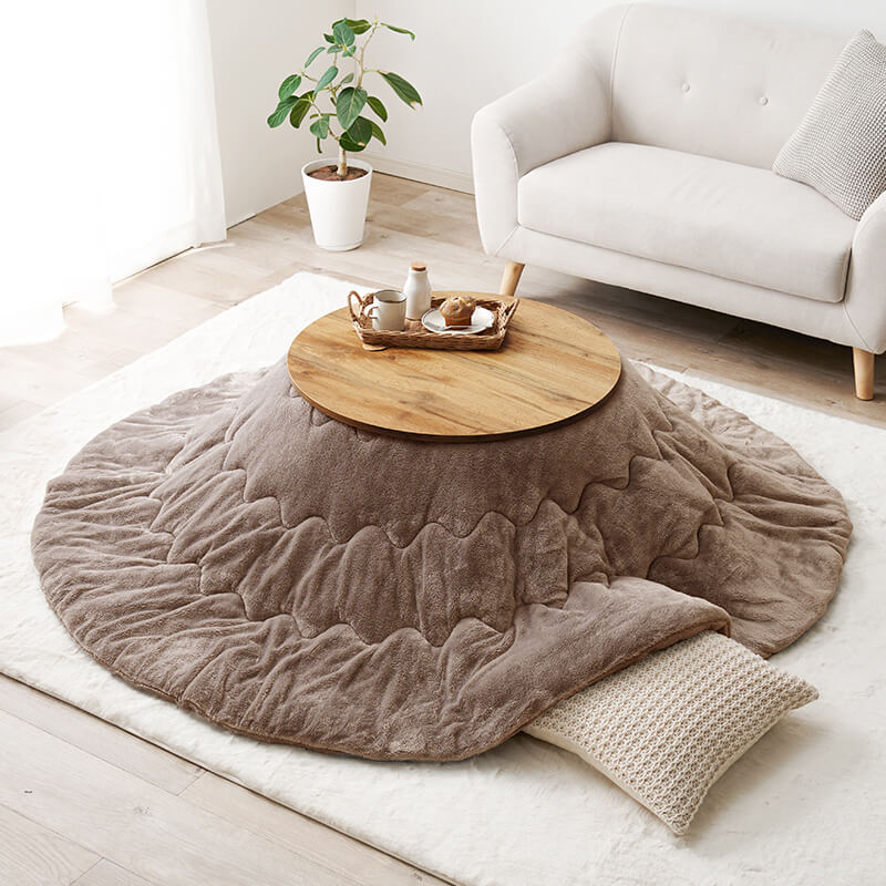 折りたたみ円形こたつ [直径68][単品/セット] Mone+Luna/moku moku