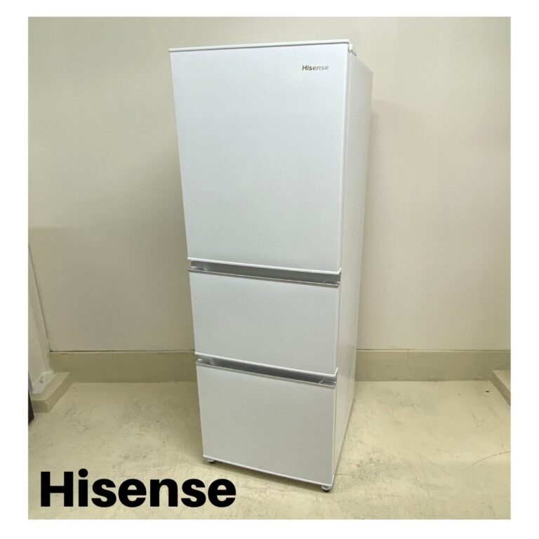 2020年製Hisense 3ドア冷蔵庫 282L 高圧洗浄済み