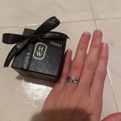 新品.正規 HARRYWINSTON ハリーウインストン 婚約指輪 空箱 ハリー