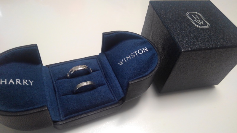 HARRY WINSTON リングケース・箱 ☆HARRY WINSTON☆リングケース 空箱