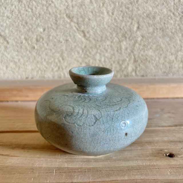 me408⑰『唐津 十字架 クロス ぐい呑』/骨董品 古美術 アンティーク