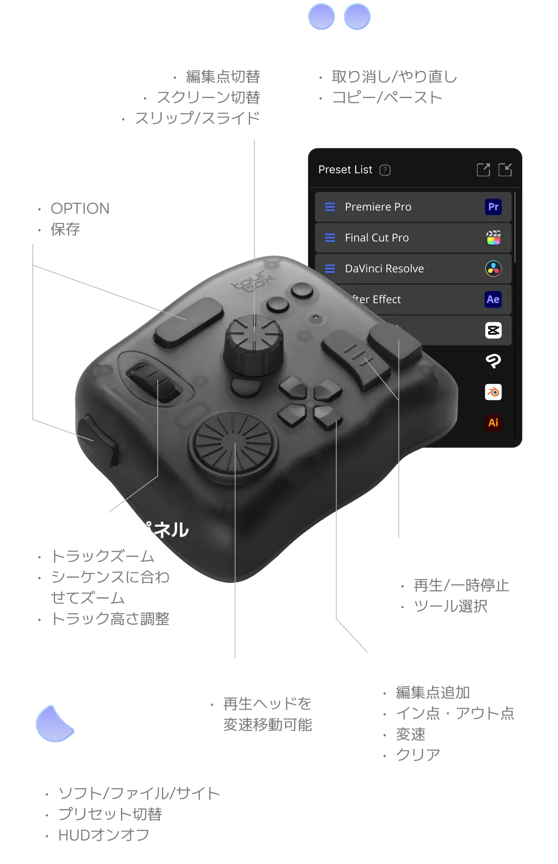 TourBox EliteーーBluetooth対応、各分野のプロフェッショナルも満足