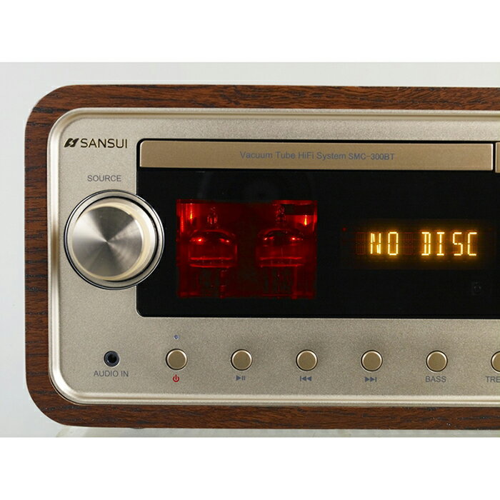 楽天市場】ドウシシャ SANSUI 真空管ハイブリッドアンプ搭載CDステレオ