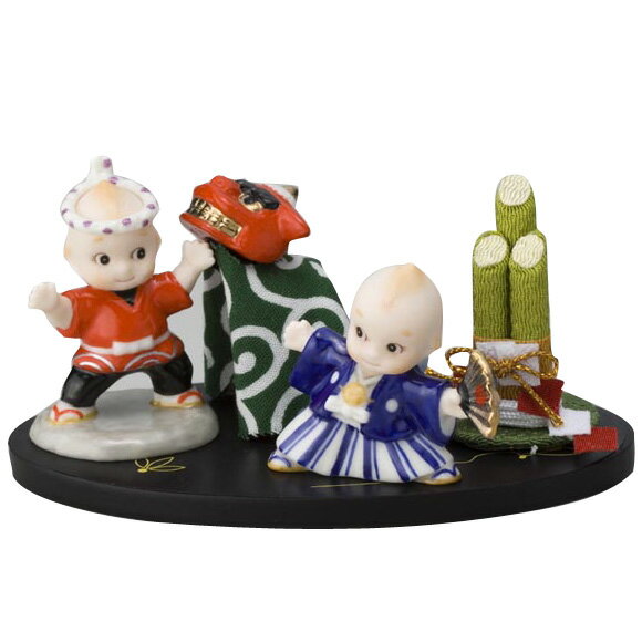 歳時記 ローズオニールキューピー 加藤工芸 8月 歳時記 ローズオニール