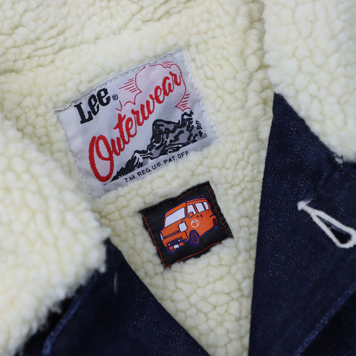 □奥田民生×Lee モコロコジャケット(ブルー)デニムジャケット ボア襟