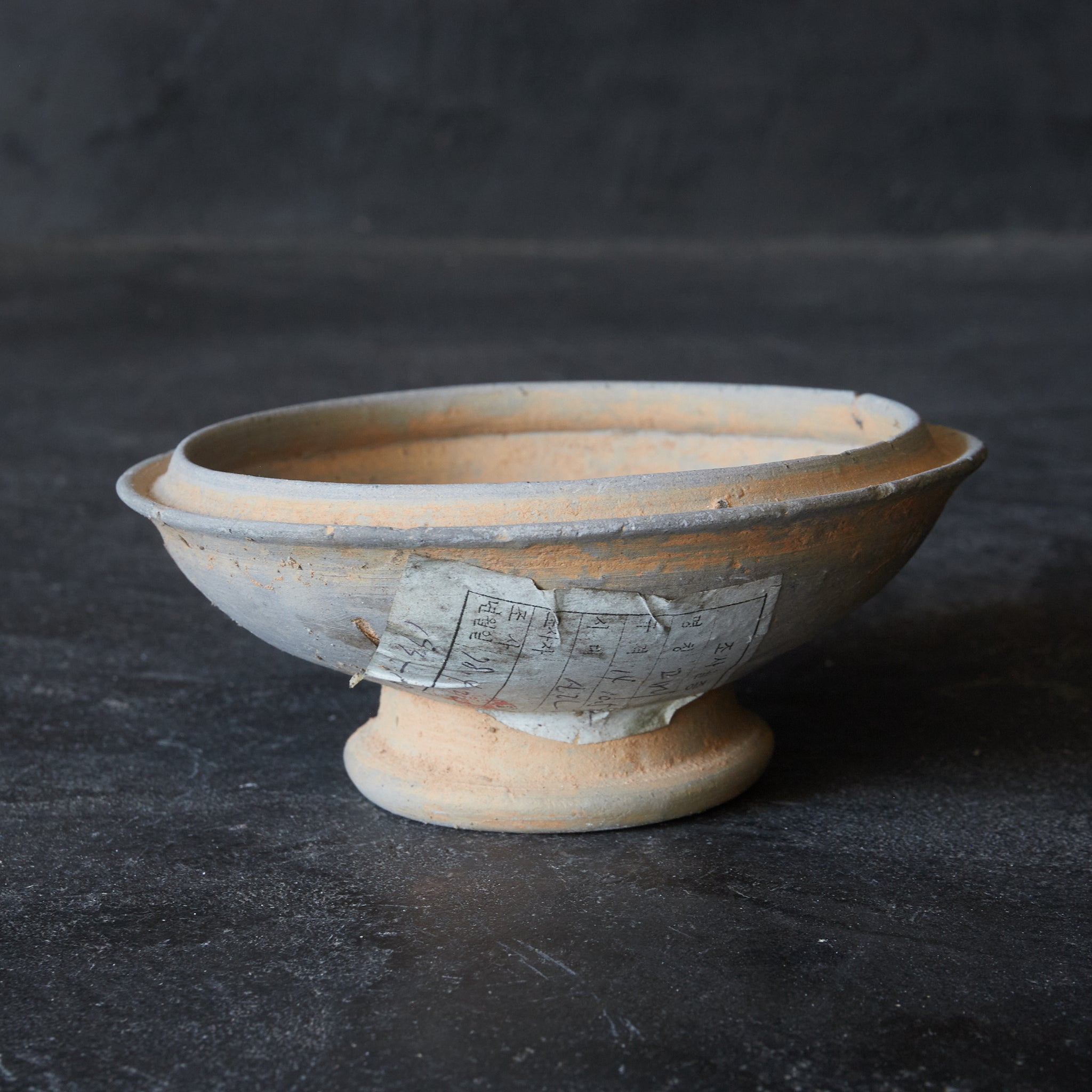 茶碗□李朝 白釉 古茶碗 砂高台 お茶道具 ぐい呑み 古玩 唐