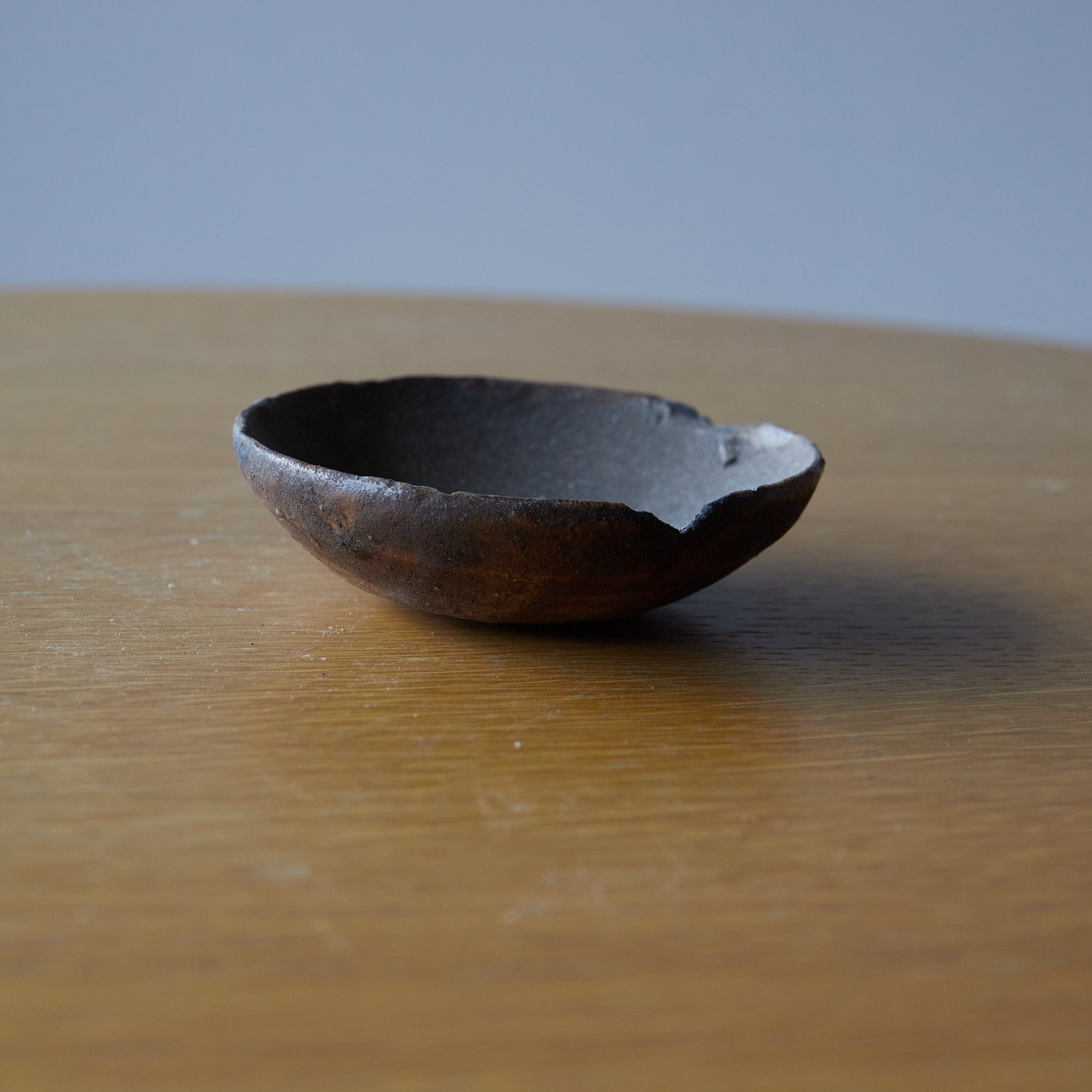 江戸時代 瀬戸鉄釉たんころ皿（1603–1867 CE） | 入蘆花（ロカニイル）