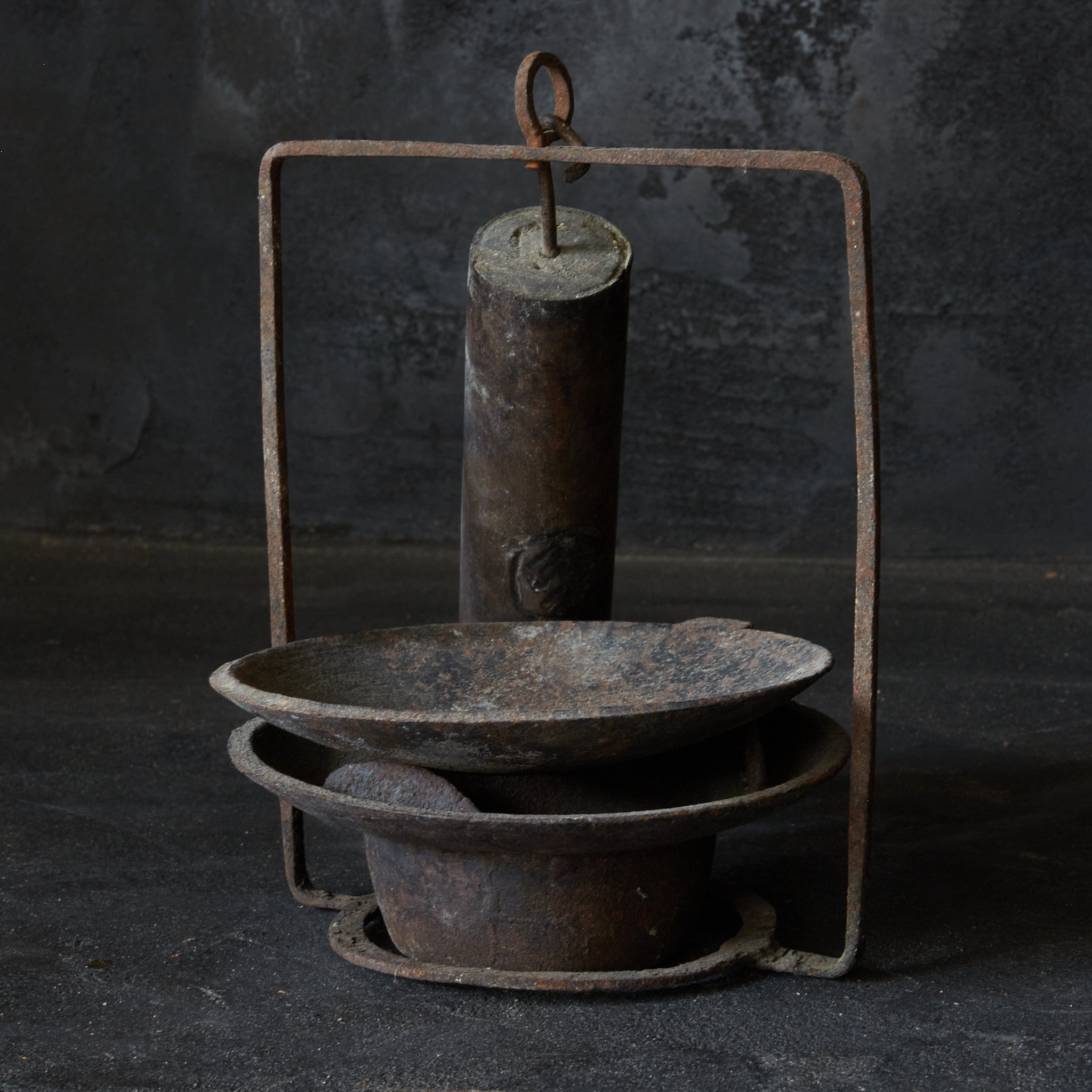 タイ カロン窯 鉄絵馬形灯火器造形物 15～16世紀 タイ カロン窯 鉄絵馬