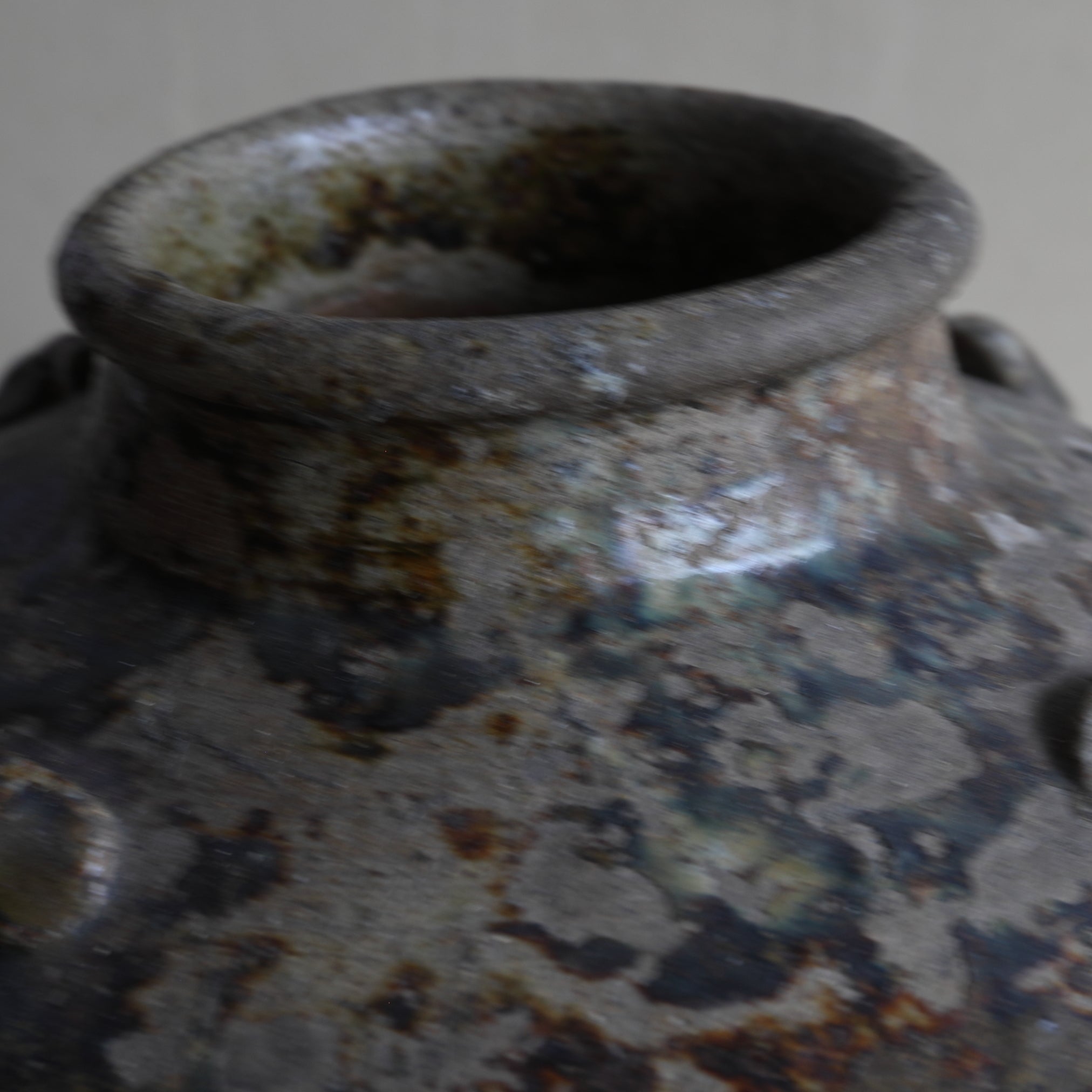 江戸時代 古丹波 四耳壺（1603–1867 CE） | 入蘆花（ロカニイル）