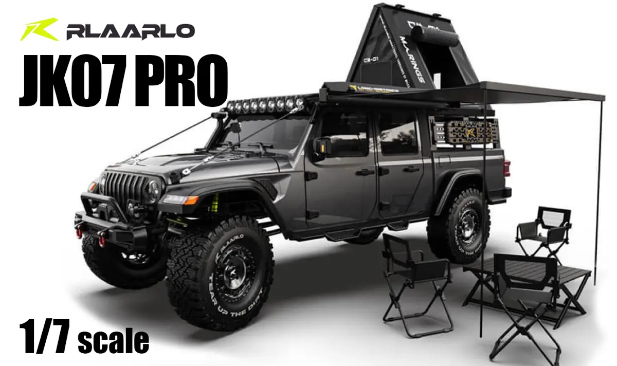 新製品】Rlaarlo 1/7 Scale 4WD Brushless RC Crawler JK07Pro | Rock