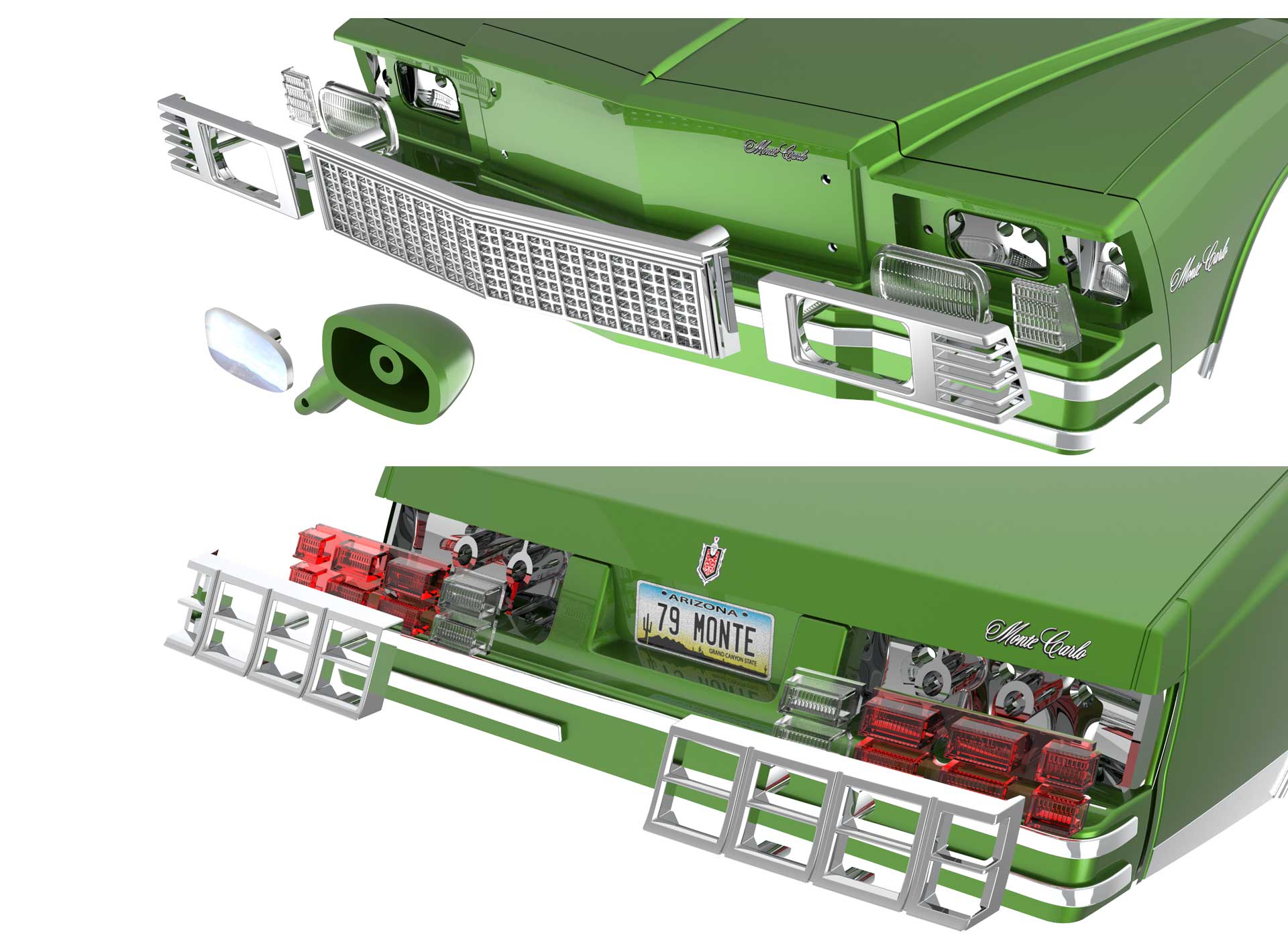 Redcat シボレー モンテカルロ ローライダーRC カー 1/10 スケール
