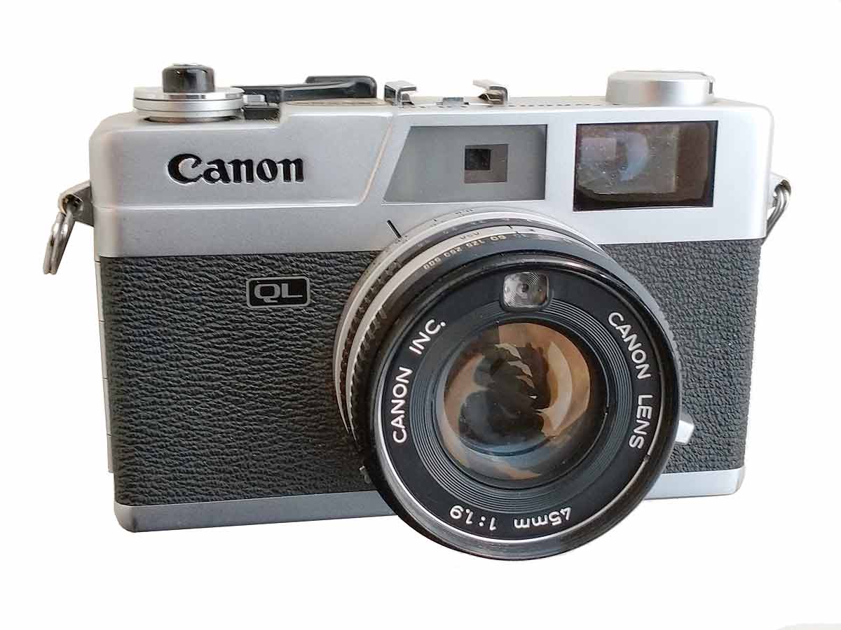 実写確認整備品】ニューキャノネットQL19G-Ⅲ／CANON LENSf1.9 実写