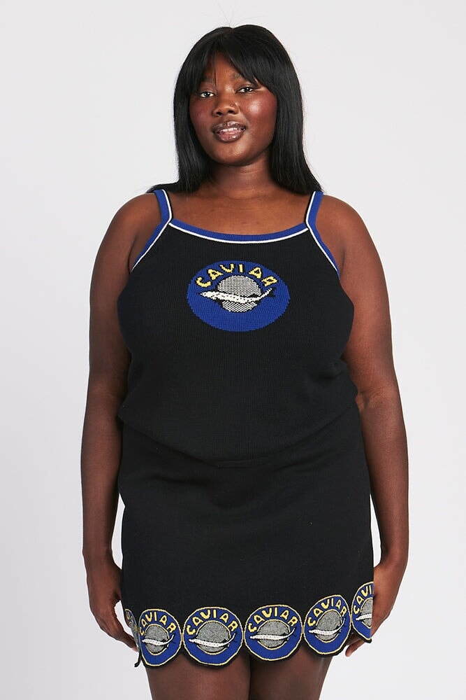 Black Knit Caviar Top - RachelAntonoff.com