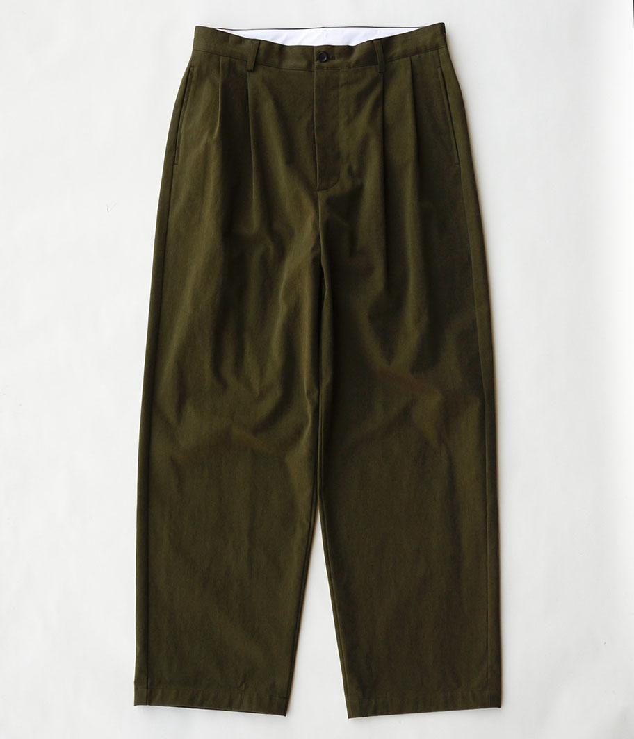 A.PRESSE Chino Trousers [OLIVE] - Fresh Service NECESSARY or