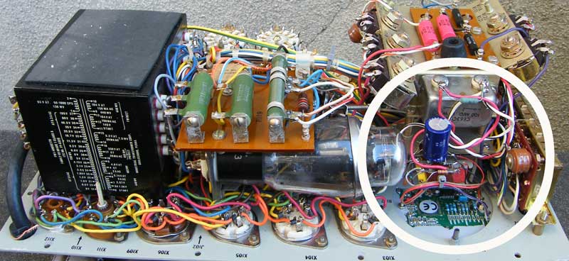 真空管試験器TV－7Dのデジタル表示化 体験記