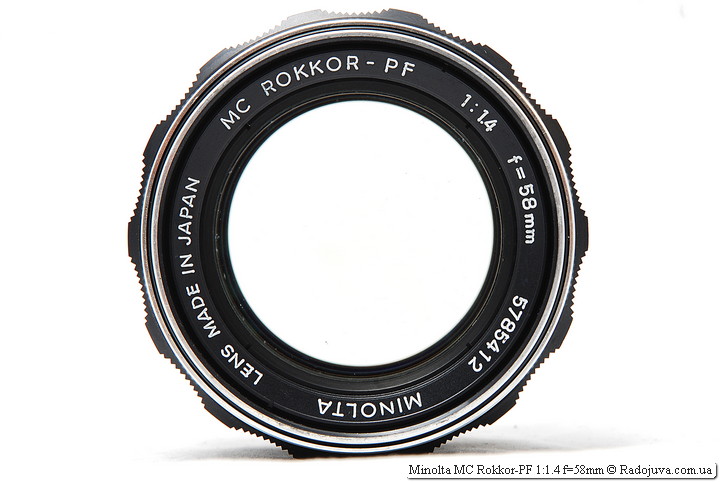 Minolta MC Rokkor-PF 58mm f1.4 review | Happy