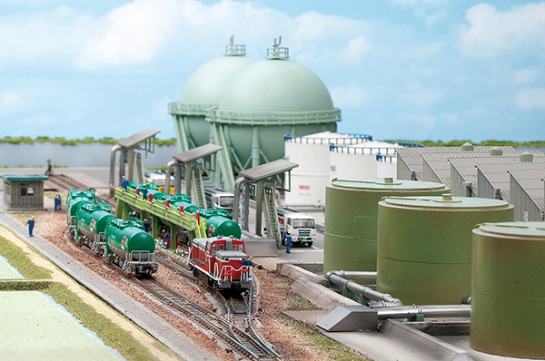 情景ジオラマコンビナート工場