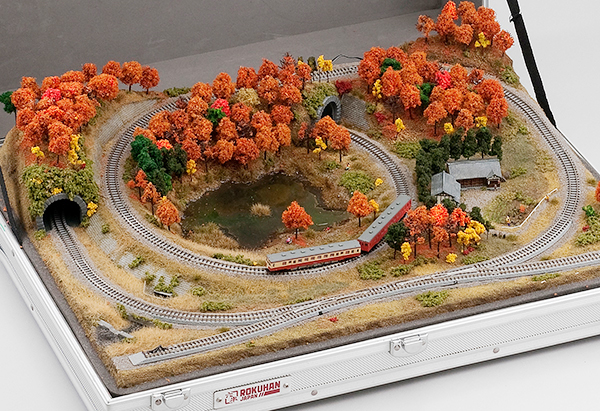 Nゲージジオラマ 鉄道模型Zゲージジオラマ