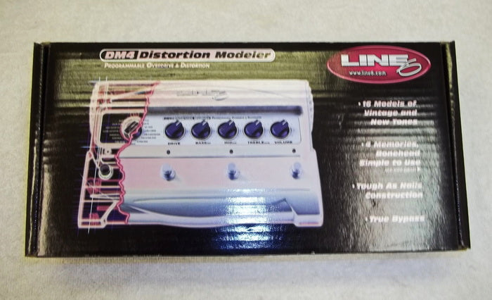 USED) Line 6 DM4 Distortion Modeller pedal – Rainbow Music Shop