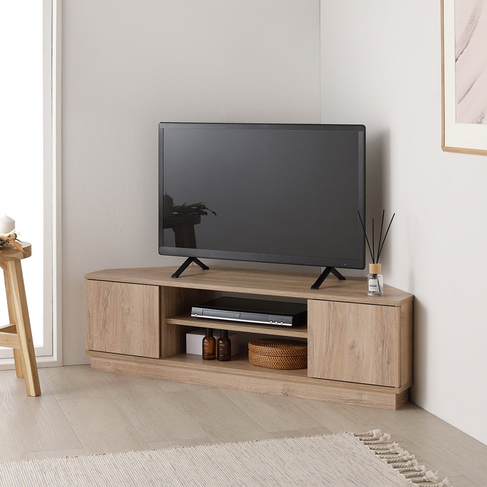 コーナーテレビボード 『Luxen ルクセン』/お部屋の角にぴったり