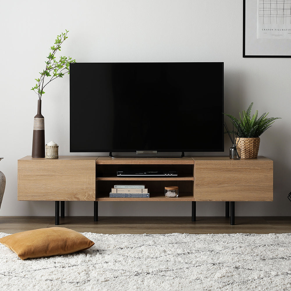 異素材MIX ワイド テレビボード 『Stova ストーヴァ』/ 大型テレビにも