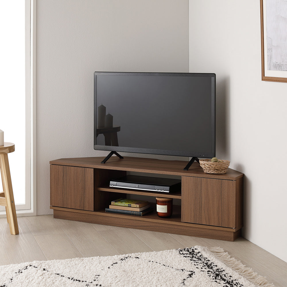 コーナーテレビボード 『Luxen ルクセン』/お部屋の角にぴったり